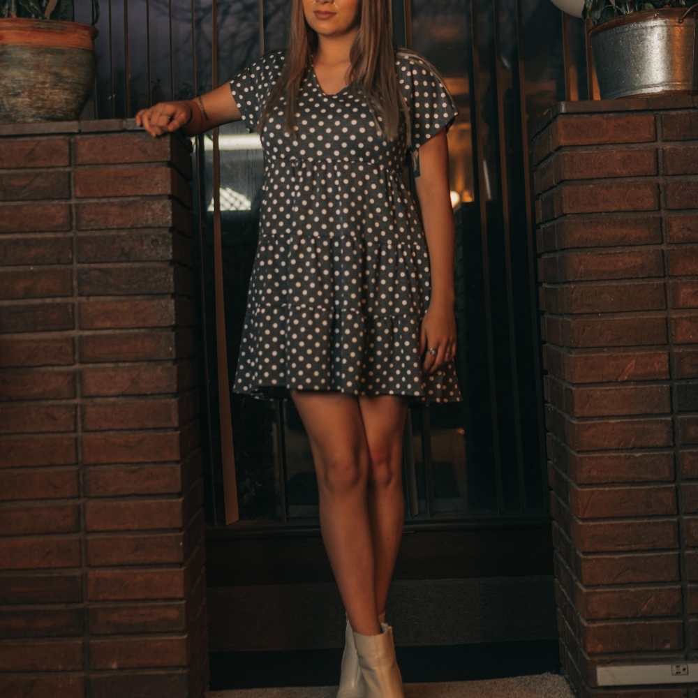 So dotted dress